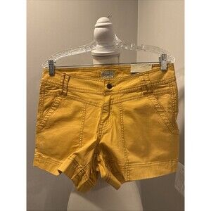Royal Robbins Hiking Shorts Yellow Size 10 NEW